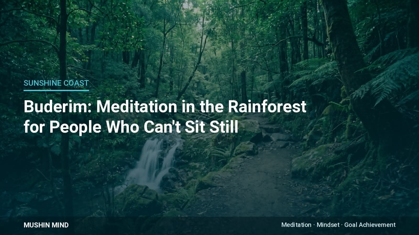 Buderim: Meditation in the Rainforest for People Who Can’t Sit Still